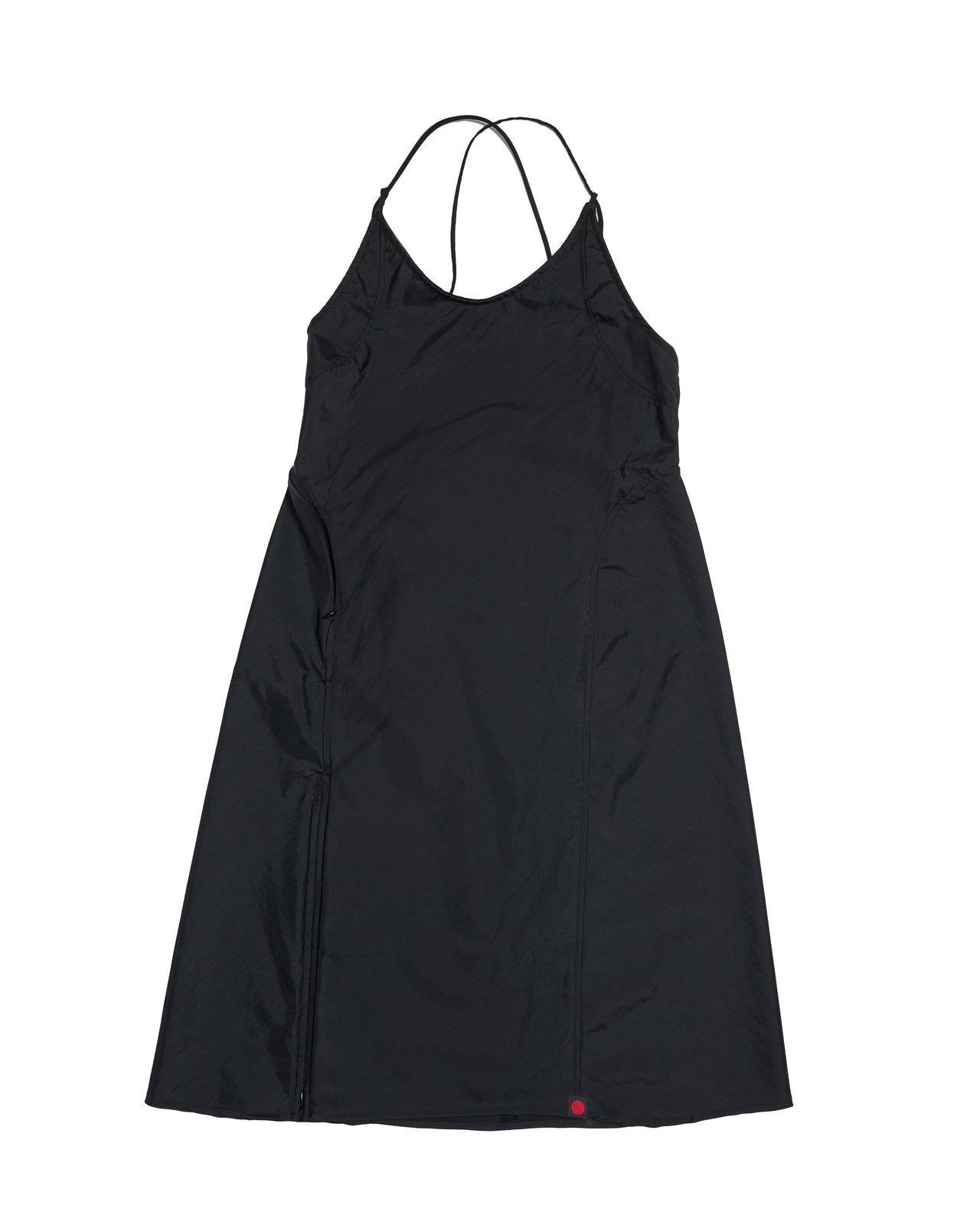 BLACK  SLIP POCKET DRESS