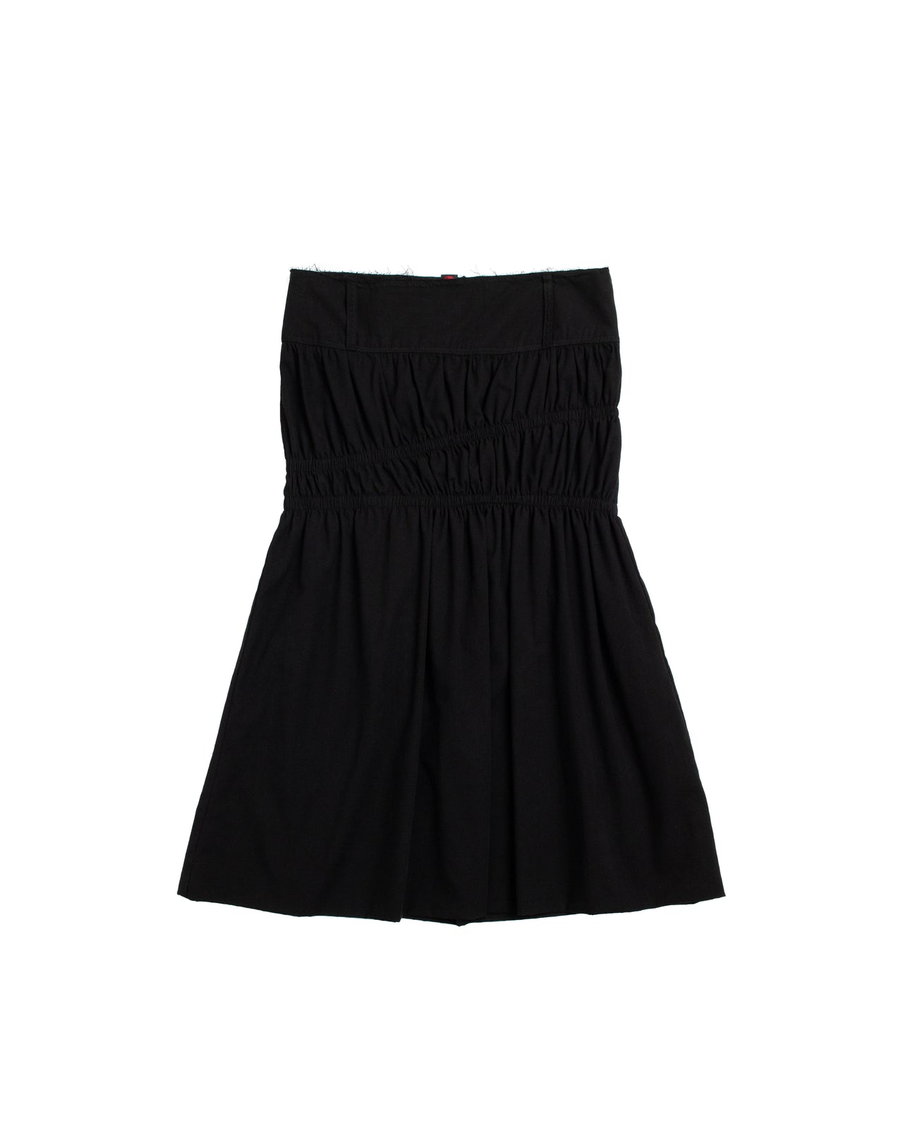 BUBBLE SKIRT - BLACK COTTON